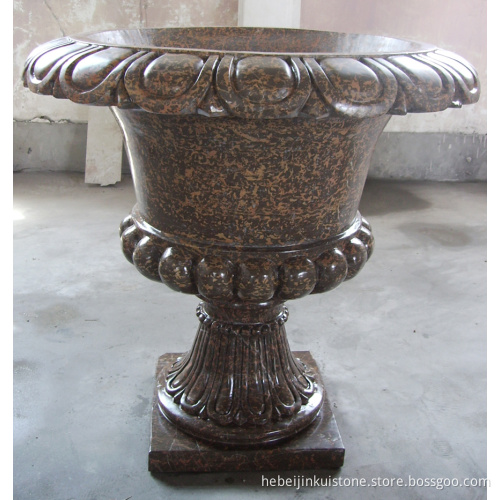 plastic flowerpot machine statue sculpture statue